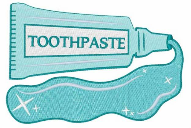 Picture of Sparkle Toothpaste Machine Embroidery Design