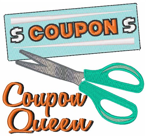 Coupon Queen Machine Embroidery Design