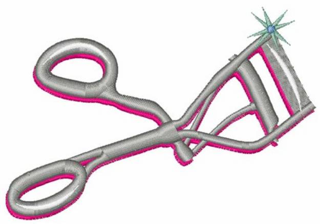 Picture of Lash Curler Machine Embroidery Design