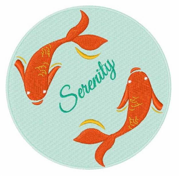 Picture of Serenity Machine Embroidery Design