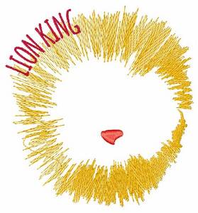 Picture of Lion King Machine Embroidery Design