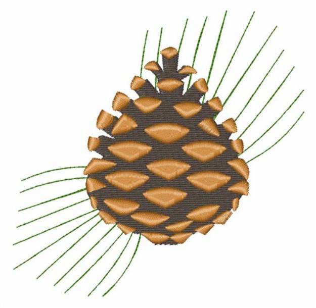 Picture of Pinecone Machine Embroidery Design