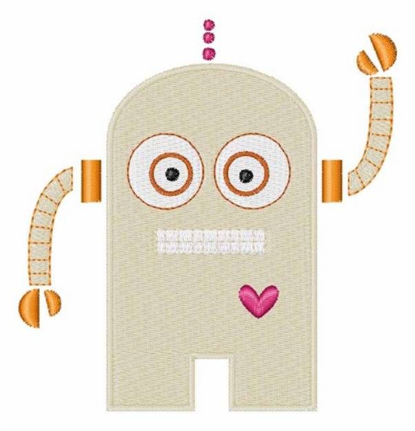 Picture of Robot Machine Embroidery Design