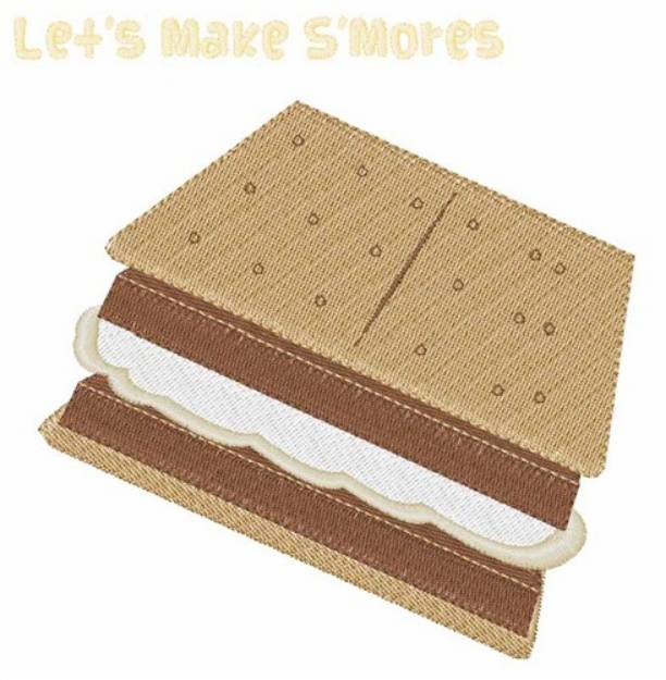 Picture of Lets Make Smores Machine Embroidery Design