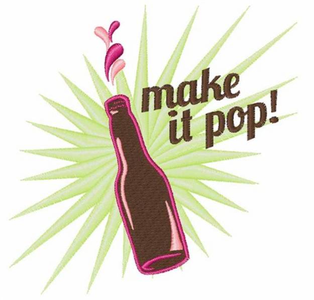 Picture of Soda Pop Machine Embroidery Design