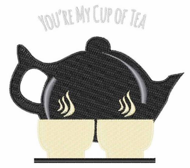 Picture of Youre My Cup Of Tea Machine Embroidery Design