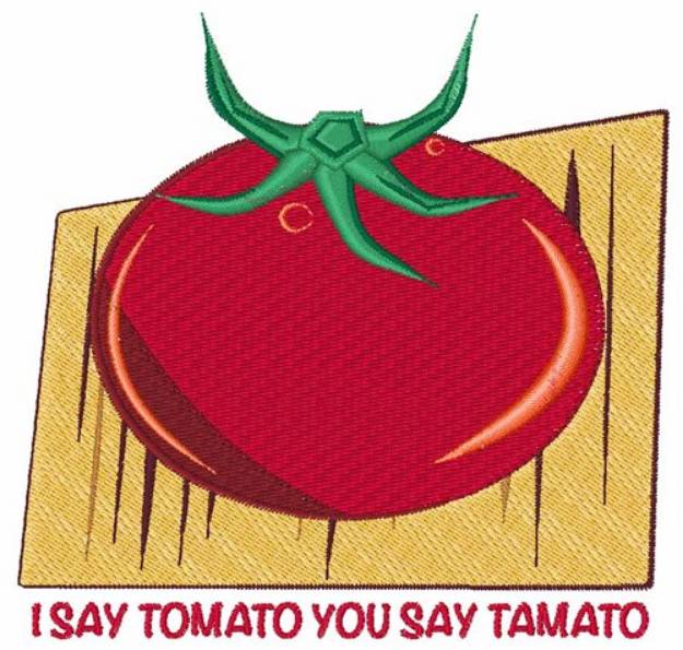 Picture of Tomato Tamato Machine Embroidery Design