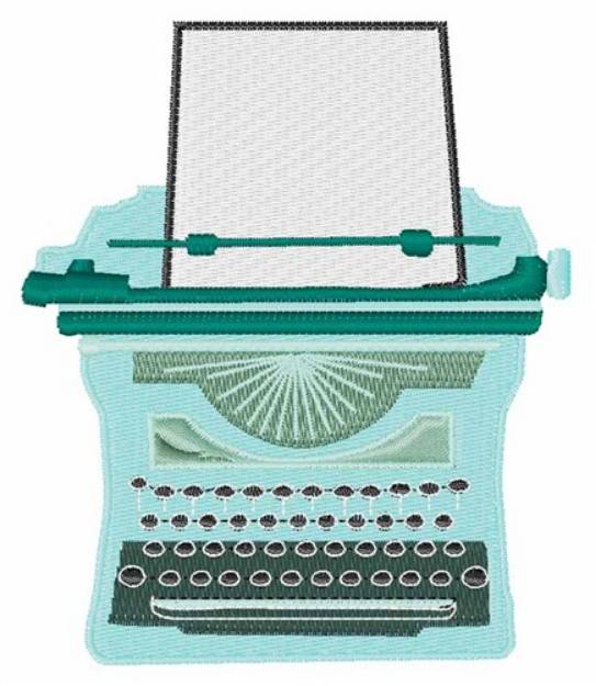 Picture of Typewriter Machine Embroidery Design