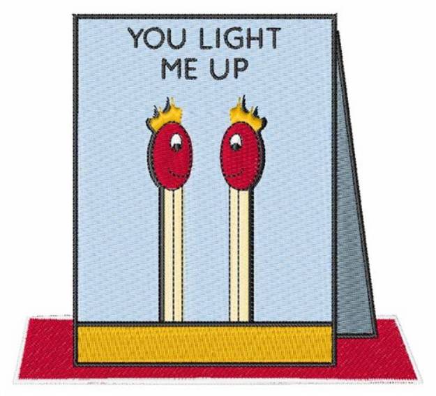 Picture of You Light Me Up Machine Embroidery Design