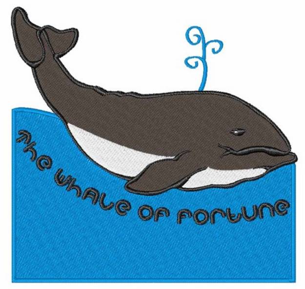 Picture of Whale Of Fortune Machine Embroidery Design