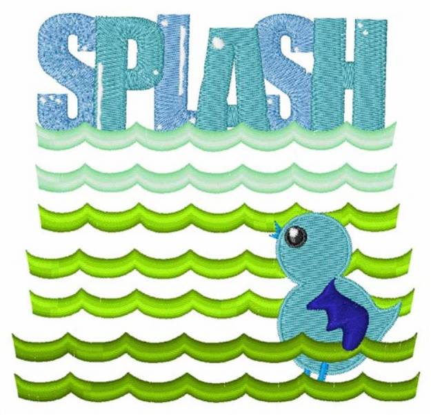 Picture of Splash Machine Embroidery Design