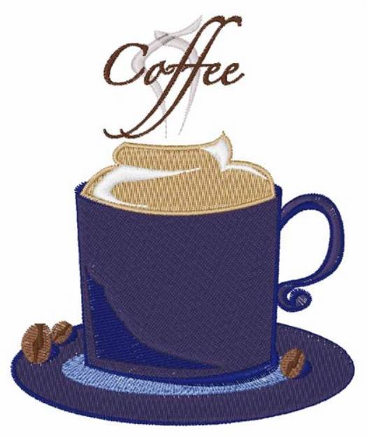 Picture of Coffee Cup Machine Embroidery Design