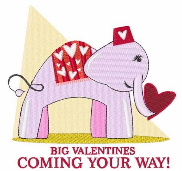 Picture of Big Valentines Machine Embroidery Design