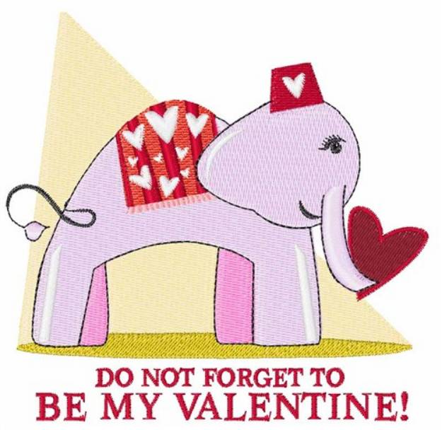 Picture of Be My Valentine Machine Embroidery Design