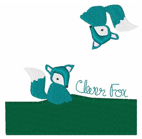 Clever Fox Machine Embroidery Design