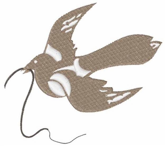 Picture of Flying Dove Machine Embroidery Design