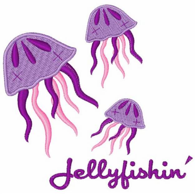 Picture of Jellyfishin Machine Embroidery Design