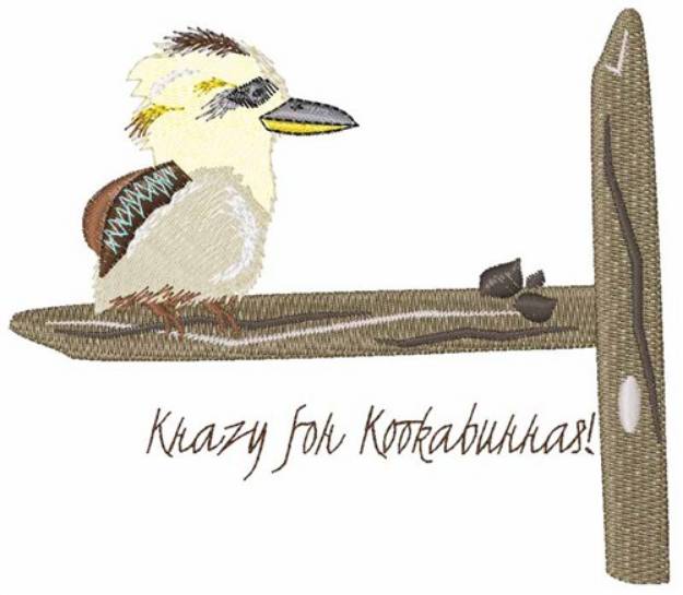 Picture of Krazy Kookaburras Machine Embroidery Design