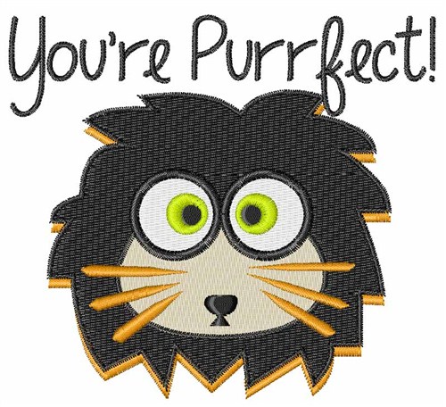 Purrfect Lion Machine Embroidery Design