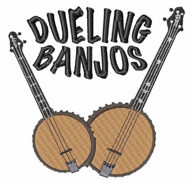 Picture of Dueling Banjos Machine Embroidery Design