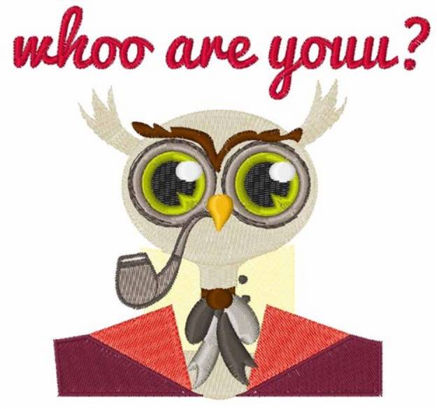 Picture of Whoo are Youu? Machine Embroidery Design