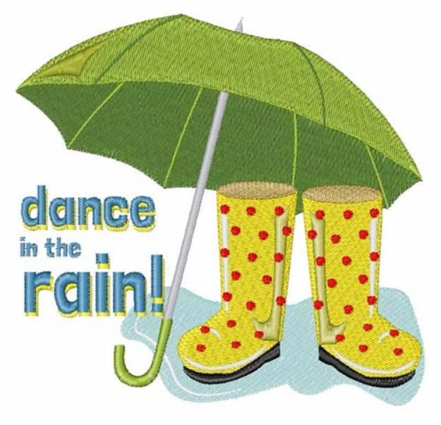 Picture of Dance Rain Machine Embroidery Design