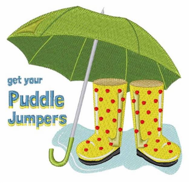 Picture of Puddle Jumpers Machine Embroidery Design