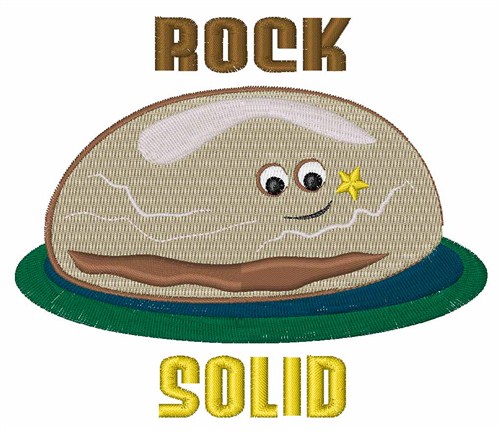 Rock Solid Machine Embroidery Design