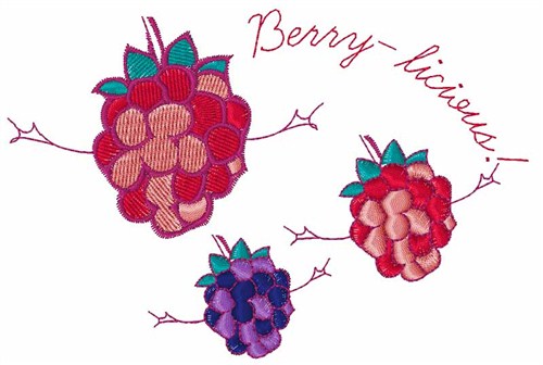 Berry-licious! Machine Embroidery Design