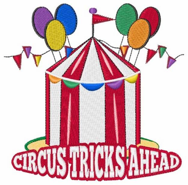 Picture of Circus Tricks Ahead Machine Embroidery Design