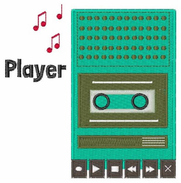 Picture of Music Player Machine Embroidery Design