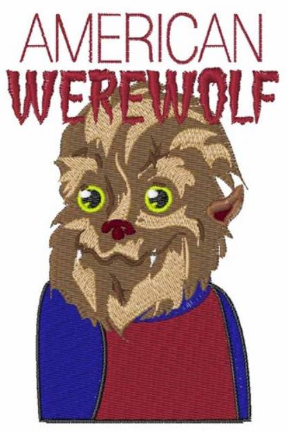 Picture of American Werewolf Machine Embroidery Design