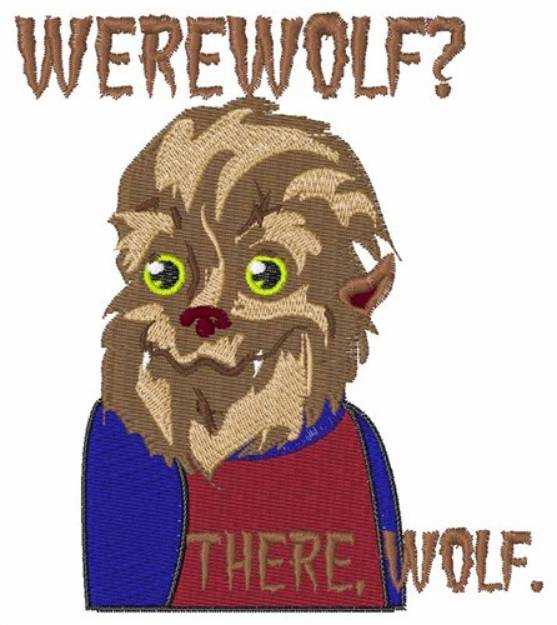 Picture of There Wolf Machine Embroidery Design