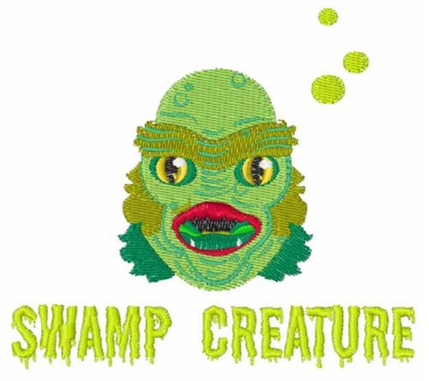 Picture of Swamp Creature Machine Embroidery Design