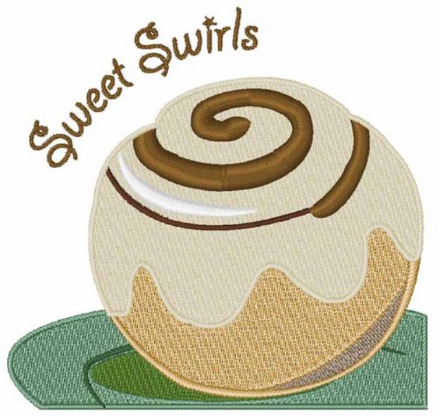 Picture of Sweet Swirls Machine Embroidery Design