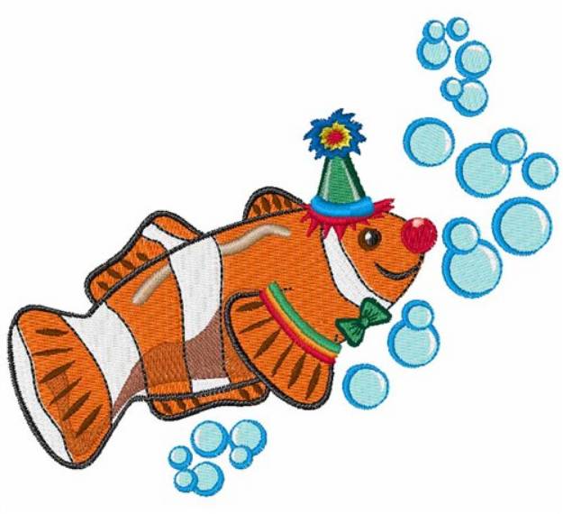 Picture of Clown Fish Machine Embroidery Design