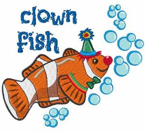 Picture of Clown Fish Machine Embroidery Design