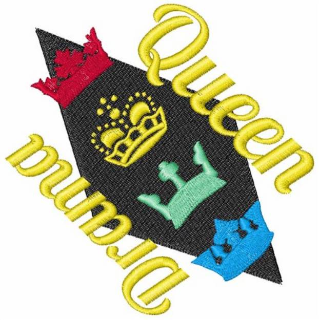 Picture of Drama Queen Machine Embroidery Design