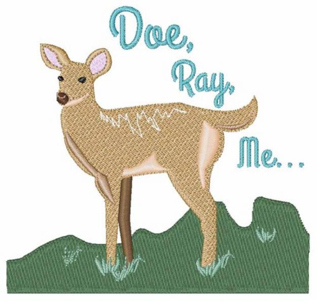 Picture of Doe, Ray, Me Machine Embroidery Design