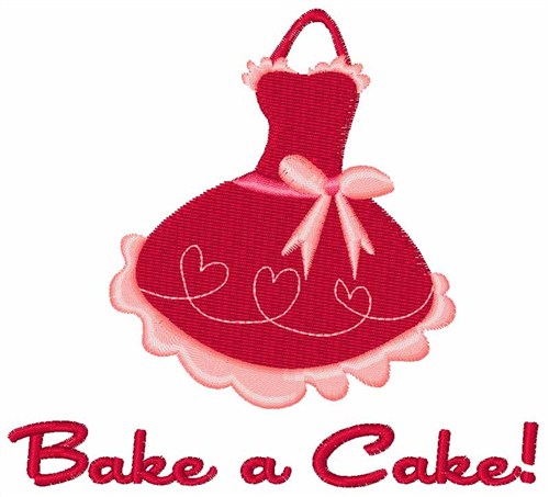 Bake A Cake Machine Embroidery Design