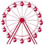 Picture of Ferris Wheel Machine Embroidery Design