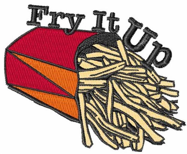 Picture of Fry It Up Machine Embroidery Design