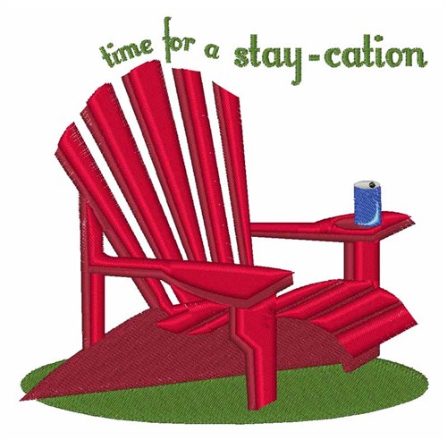 Stay-cation Machine Embroidery Design