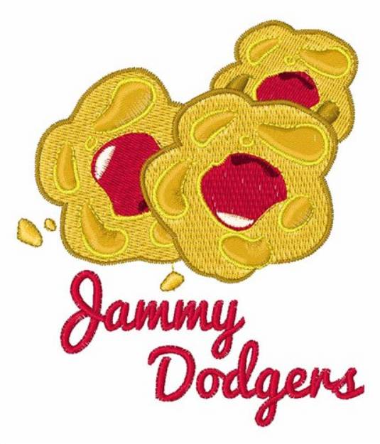 Picture of Jammy Dodgers Machine Embroidery Design