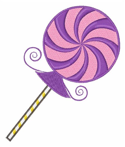 Lollipop Machine Embroidery Design