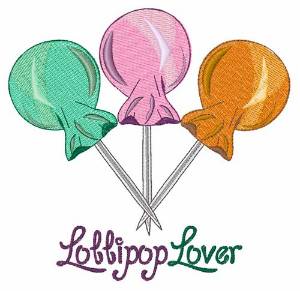 Picture of Lollipop Lover Machine Embroidery Design