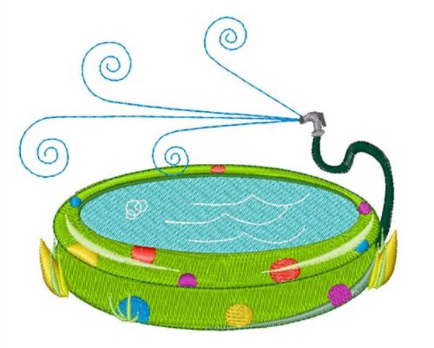 Picture of Kiddie Pool Machine Embroidery Design