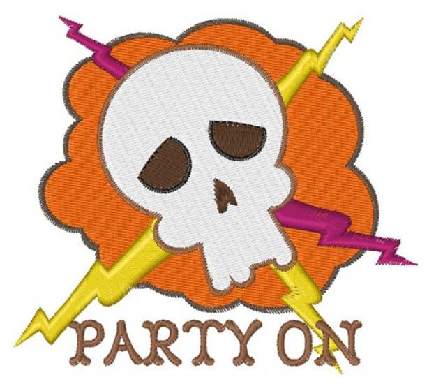 Picture of Party On Machine Embroidery Design