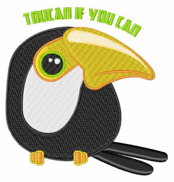 Picture of Toucan If You Can Machine Embroidery Design