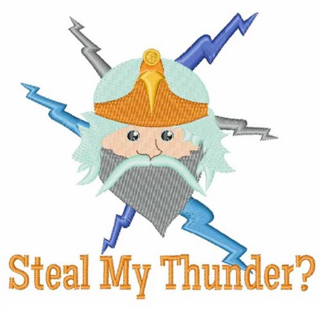 Picture of Steal My Thunder Machine Embroidery Design